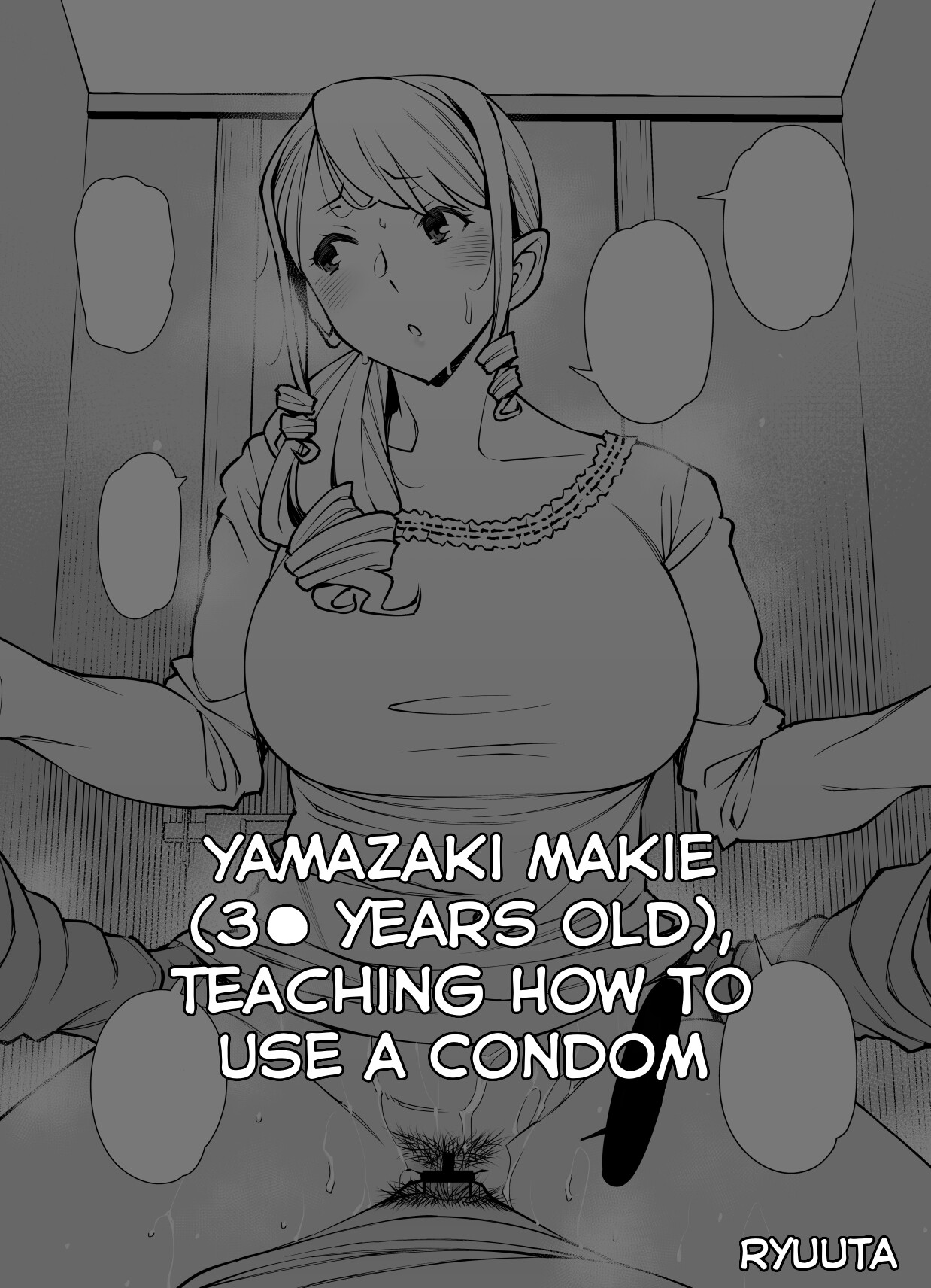 Hentai Manga Comic-Yamazaki Makie (3● years old), Teaching How to Use a Condom-Read-1